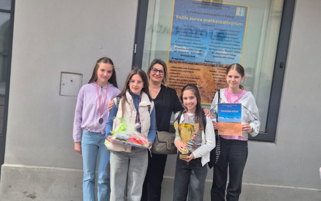 Izvrsni rezultati matematičara na Festivalu matematike – VALLIS AUREA MATHEMATICORU