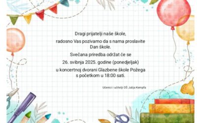 Pozivnica za Dan škole