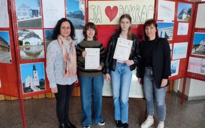 Prvo mjesto na Županijskom natjecanju iz hrvatskog jezika