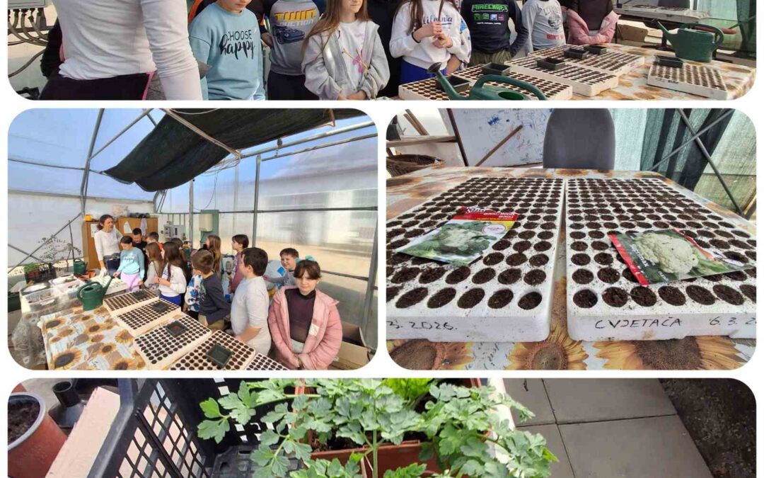 Mali ekolozi 3.c razreda posjetili su Poljoprivredno prehrambenu školu