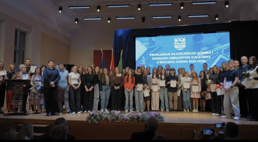 Nagrađeni najuspješniji učenici i odgojno-obrazovni djelatnici Požeško-slavonske županije